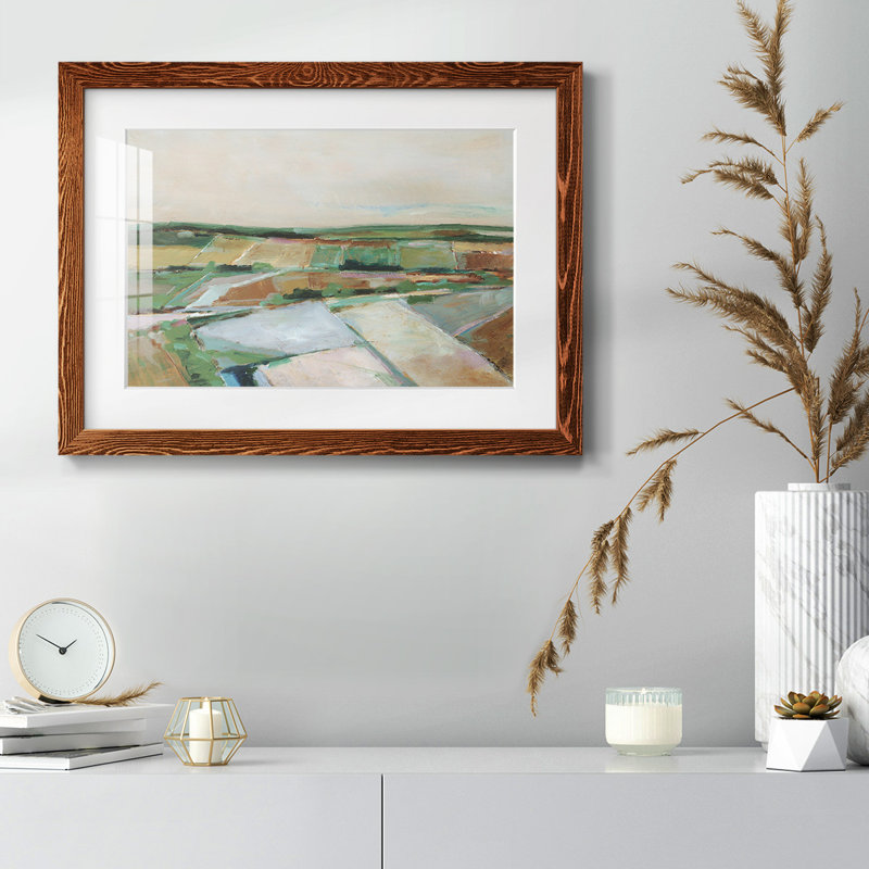 Pastel Fields II, H 28 po x l 42 po x P 1,5 po, Érable