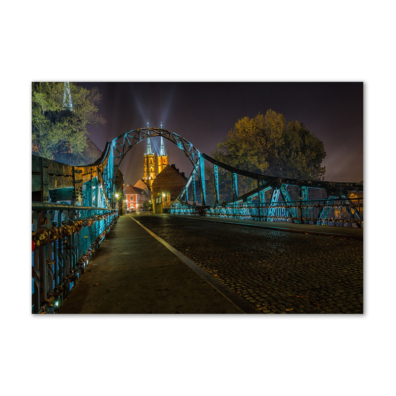 Bridge Of Lovers - Wrapped Canvas Print