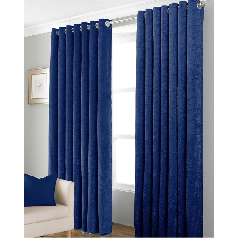 Trypimeni Blackout Curtain, 117 W x 137 D cm