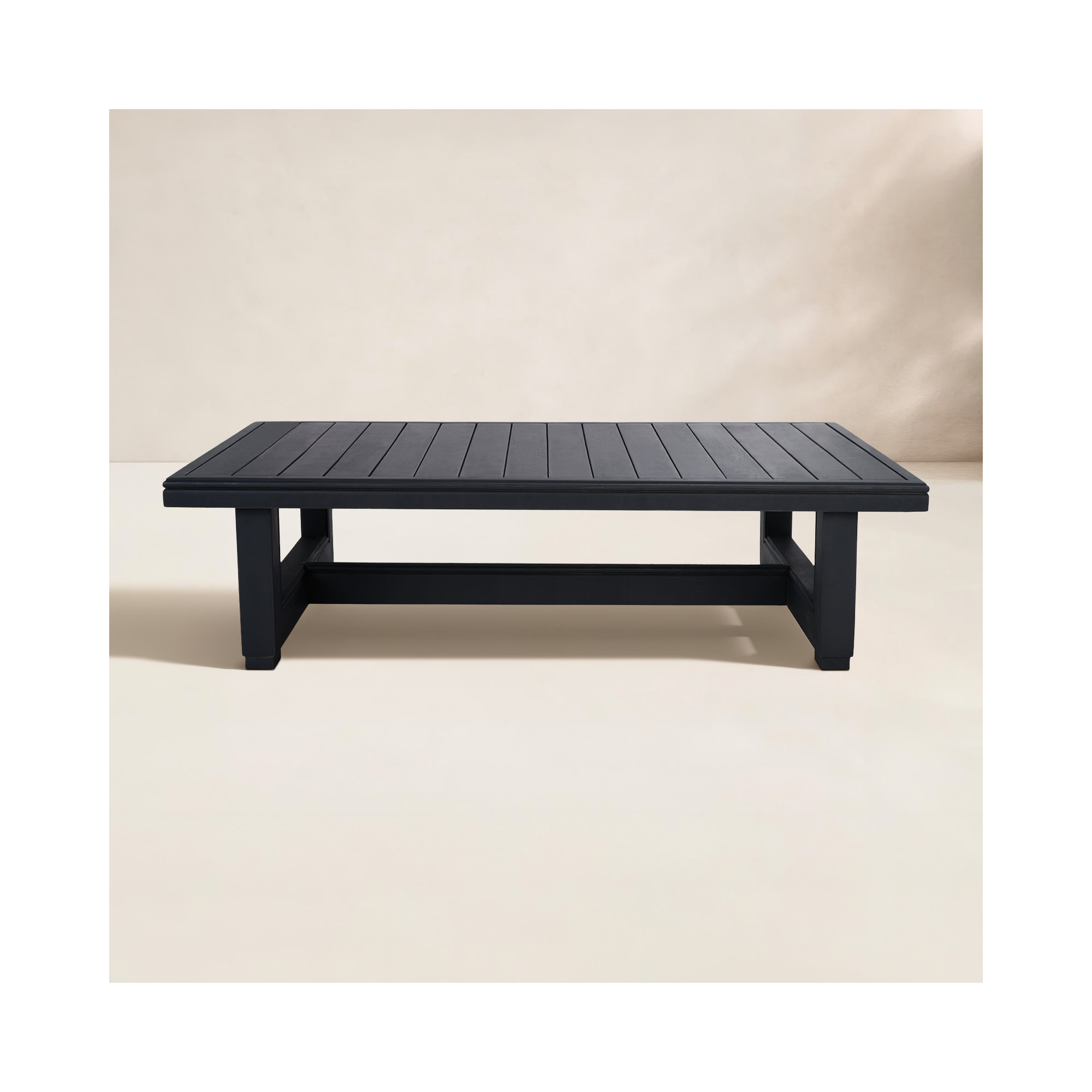 Melrose Slatted Metal Outdoor Coffee Table