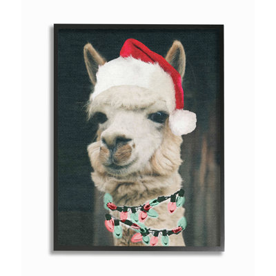 «Christmas Llama», impression