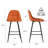 Modern Set of 2 Counter Stools with Premium Features for Various Spaces