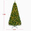 Arbre de Noël artificiel 7,5 pi 7,5 pi, pin vert complet à 1305 pointes avec 300 DEL 8 modes-1777756565