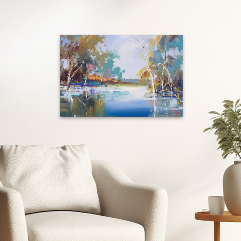 Le ruisseau Renmark - paysages côtiers, H 24 po x l 16 po