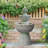 36.5" Outdoor 3-Tier Pedestal Water Fountain with Built-In Pump, Weather-Resistant Stone-Look Design for Garden or Patio-163479767