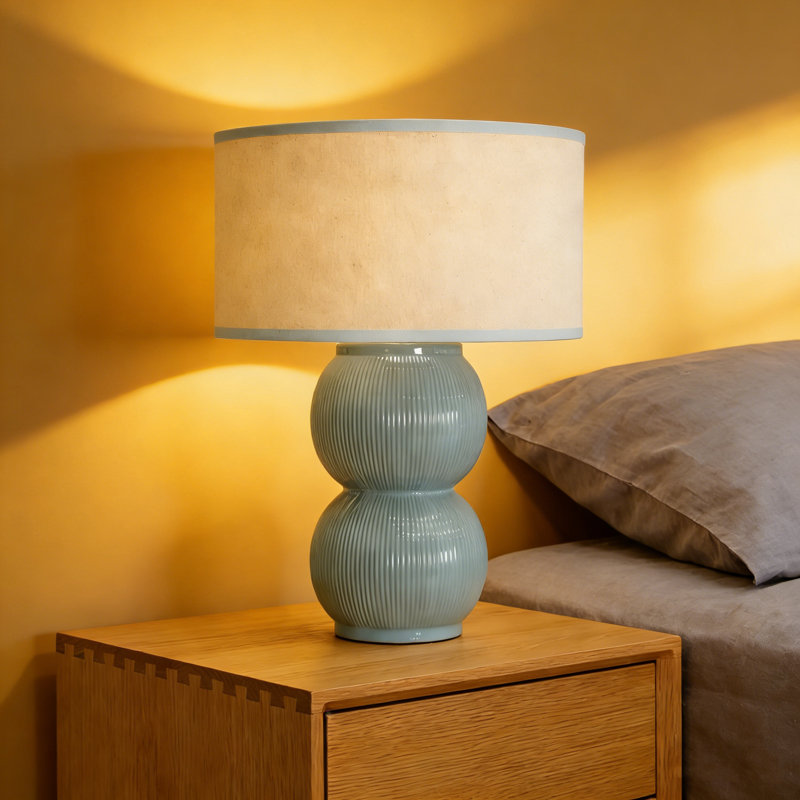 Table Lamp, Blue