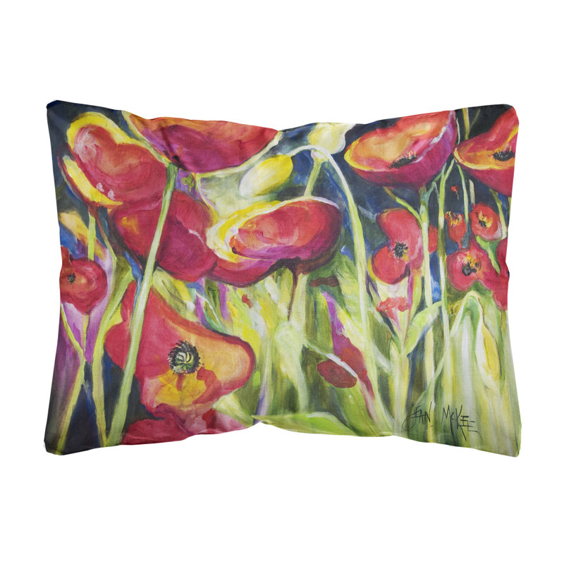 Coussin intérieur/extérieur rouge