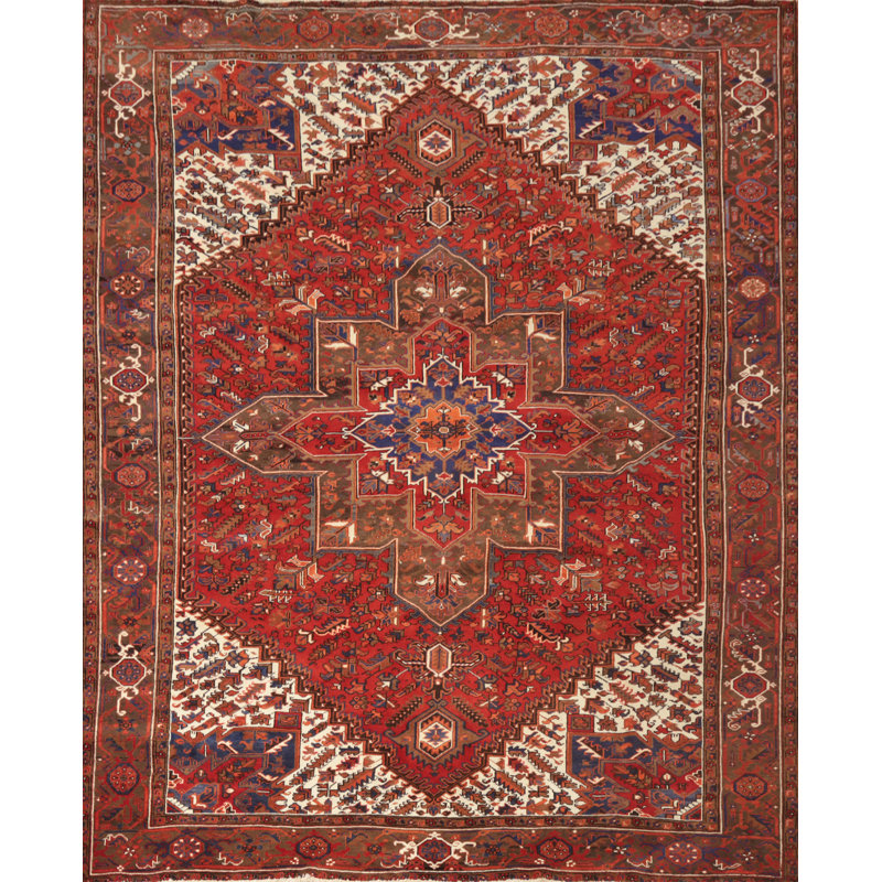 Tapis traditionnel à teinture végétale 10 x 12