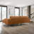 Fiske Mid Century Modern Vegan Leather Wide-Armrest Sofa & Chaise