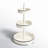 Norah Decorative Wood & Tin 3 Tier Tray-712877008
