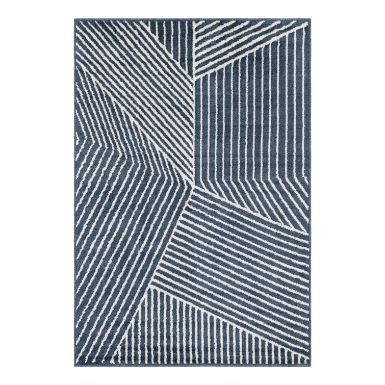 Latitude Run® Orkla Nikolis Rug Blue