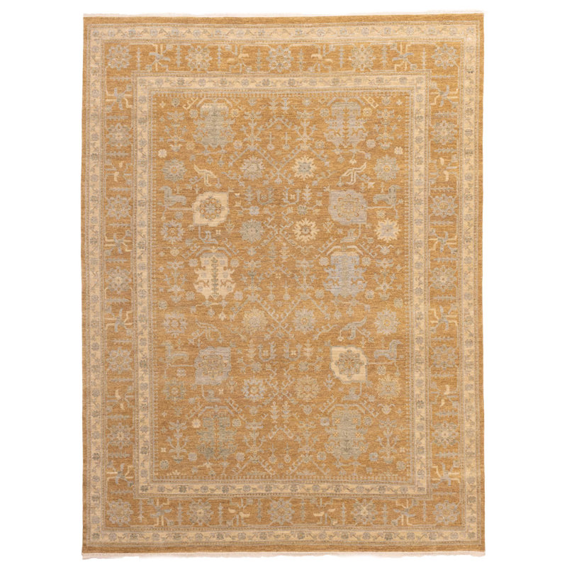 Tapis brun Jamshidpour 9 pi 0 po x 12 pi 0 po