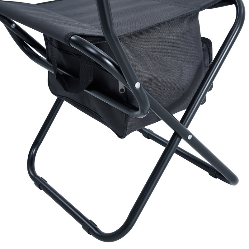 Ensemble de 3 ensembles repas de patio, Gris / Noir