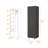 Halifax 2Door Rectangle Closet Pantry Black Wengue And White-1224758108-1224758178