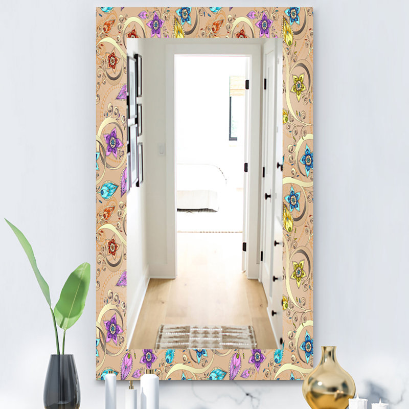 Miroir mural Mid-Century, H 39,4 po x l 29,5 po