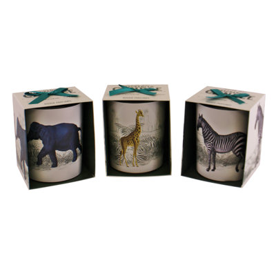 Glass Jar Candle with Holder