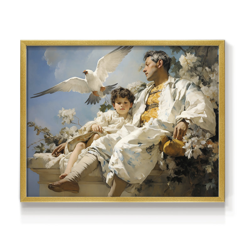 Angels From Above-XXV - Reproduction encadrée - Restickable, H 8 po x l 10 po