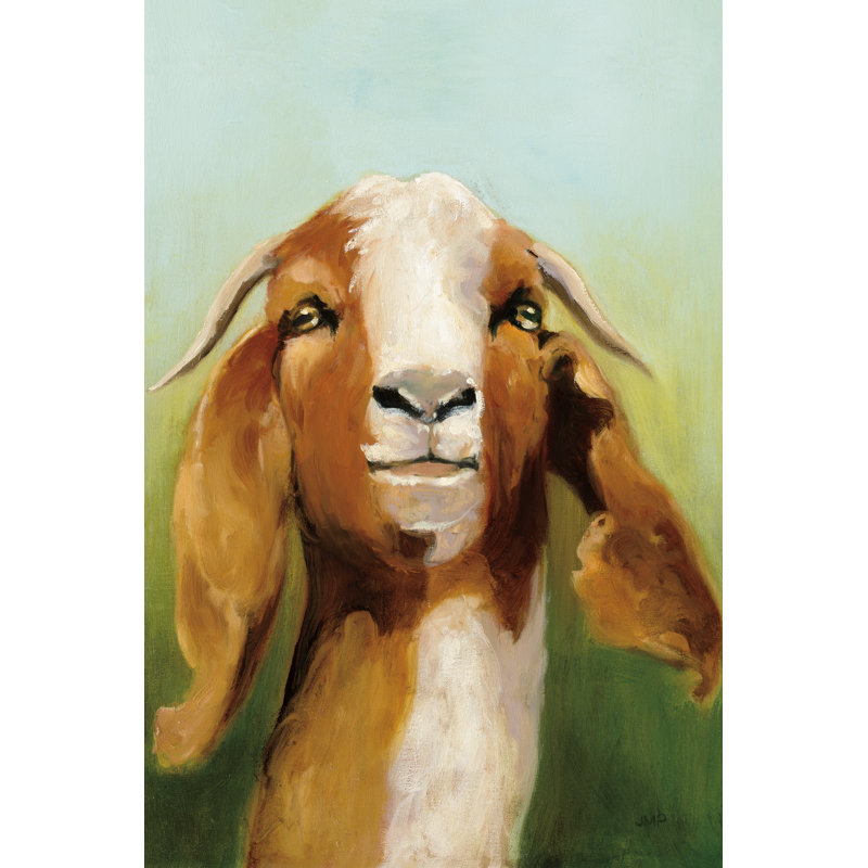 Got Your Goat V2 Crop 1 Piece Wrapped Canvas Painting, 30cm H x 20cm W x 3.8cm D