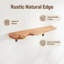 2 Piece Irregular Wood Live Edge Solid Wood
