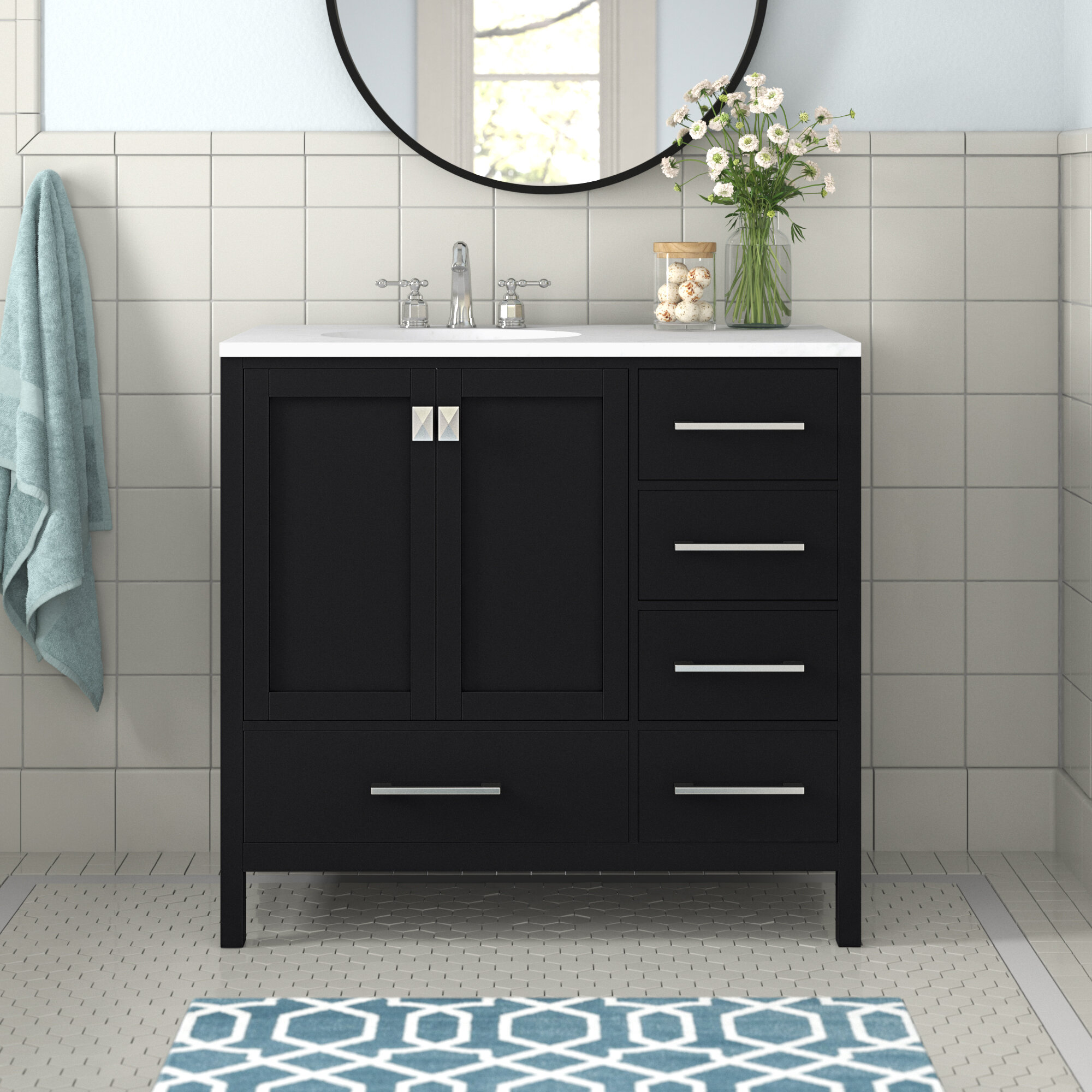 Single Bathroom Vanities, Single Sink Vanity