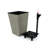 2 Smart Self-Watering Square Planter - Hand Woven , Gray Indoor & Outdoor Use Stabilized And Frost Easy Assembly Planters For Beauty Construction-881013360