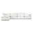 Tissu en coton blanc est en rupture de stock