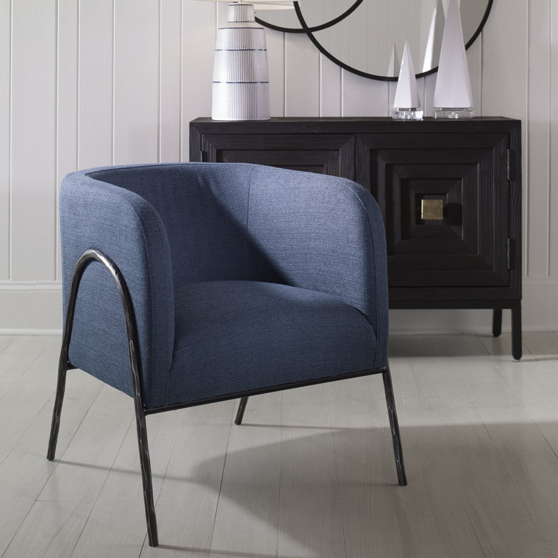 Chaise d'appoint Jacobsen, denim