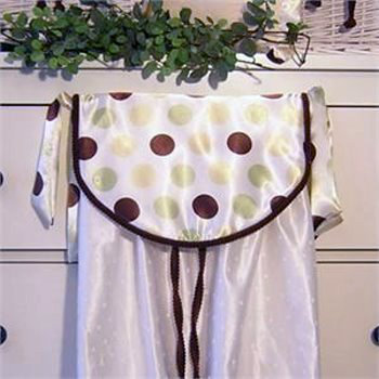 Ash Polka Dots Crib Diaper Stacker