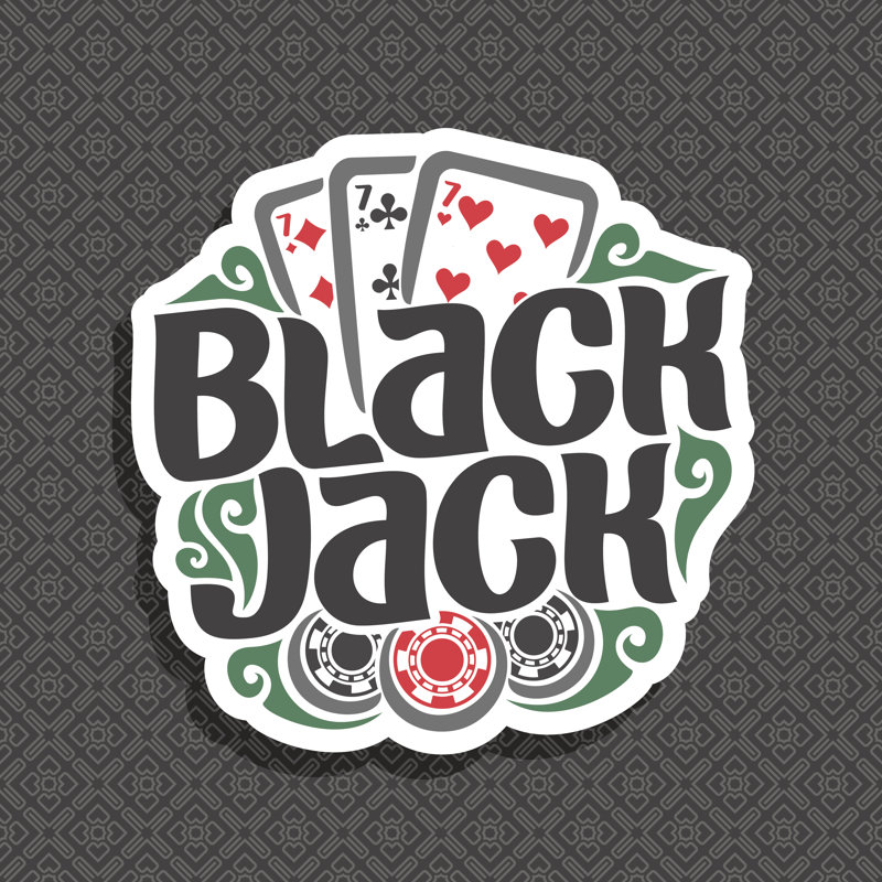 Black Jack - Wrapped Canvas Print, 30cm H x 30cm W