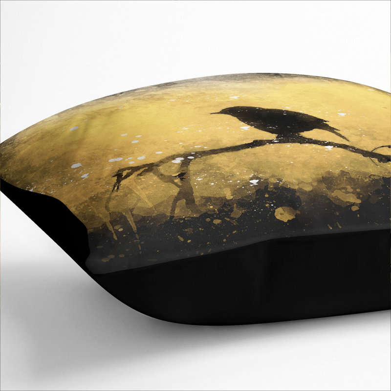 Square Cushion, 40cm H x 40cm W x 15cm D, Black