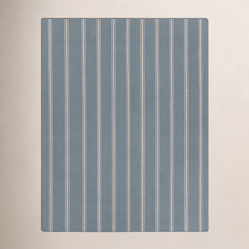 Striped Area Rug in Gray/Beige, Rectangle 9' x 12'