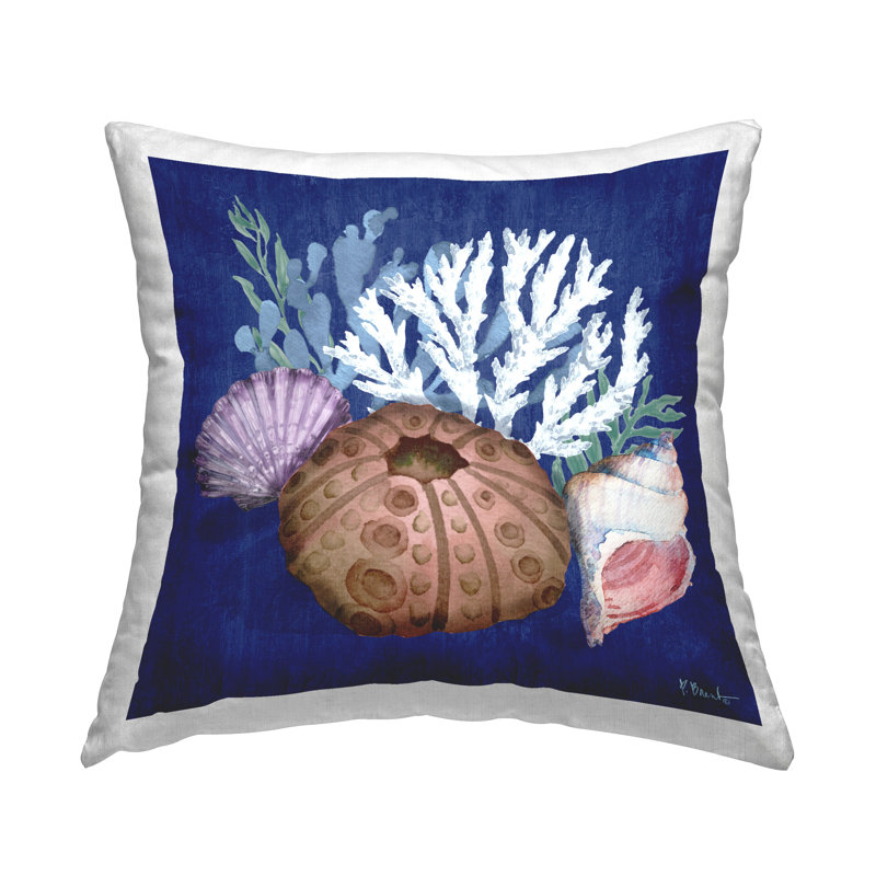 Coussin décoratif Urchin & Coral Still Life