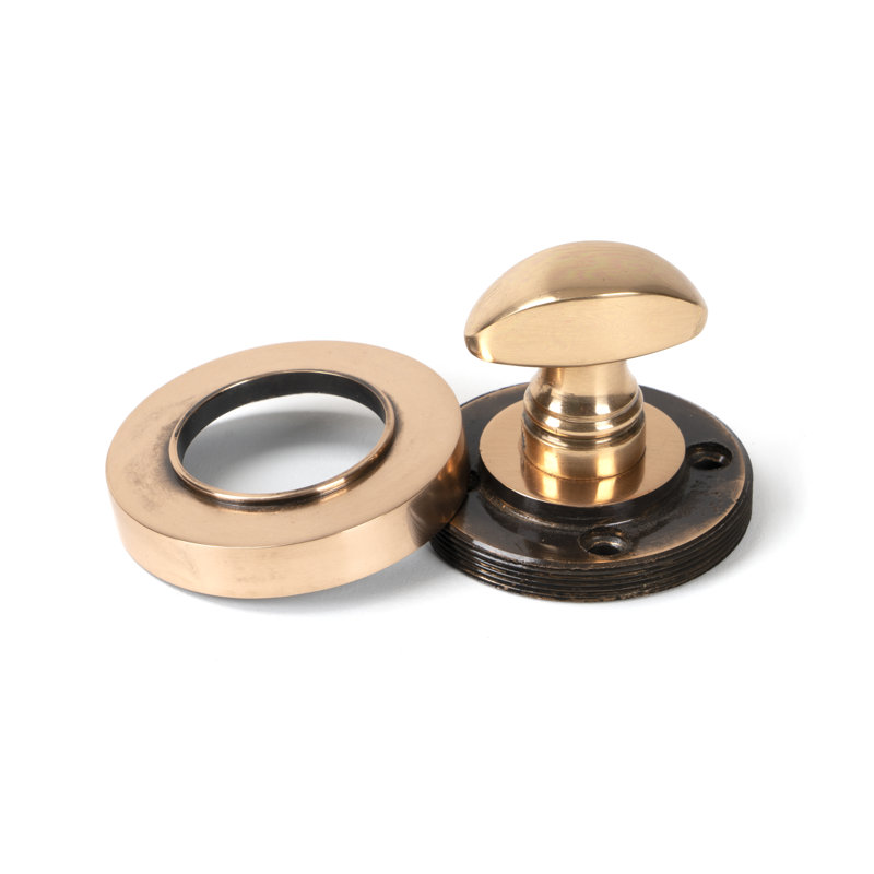 Thumbturn Rosette, Polished Bronze
