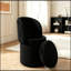 Fauteuil demi-tonneau avec rangement à plateau rabattable-1871779753