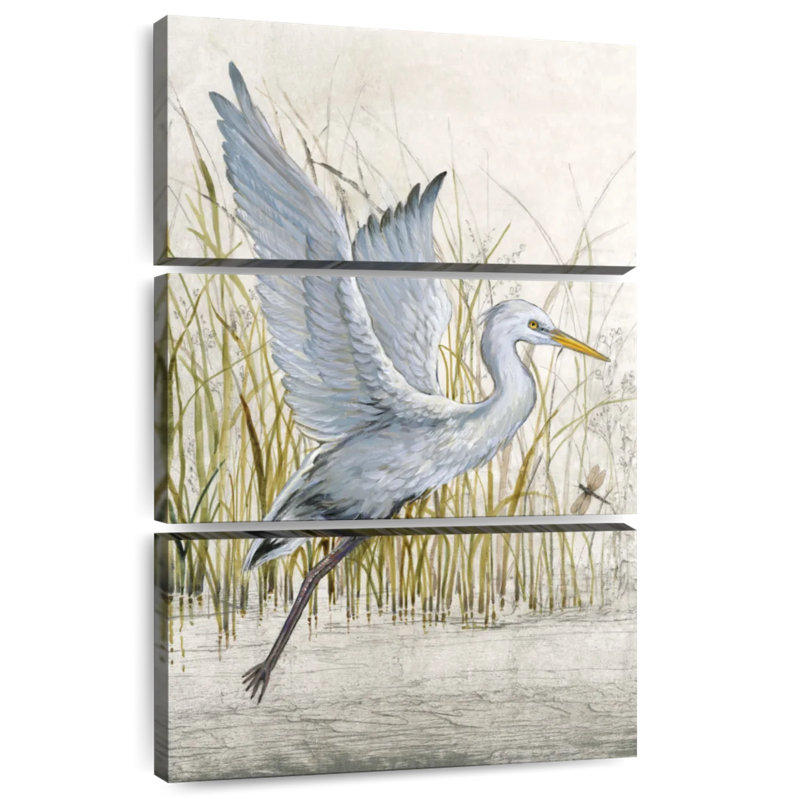 Brampt Heron Sanctuary I, 50" H x 32" W