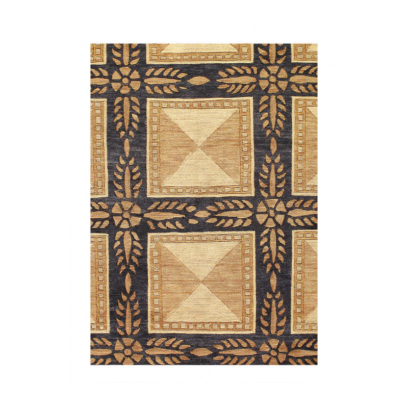 Fine Hand Knotted Art Deco 8'2'' X 9'11''