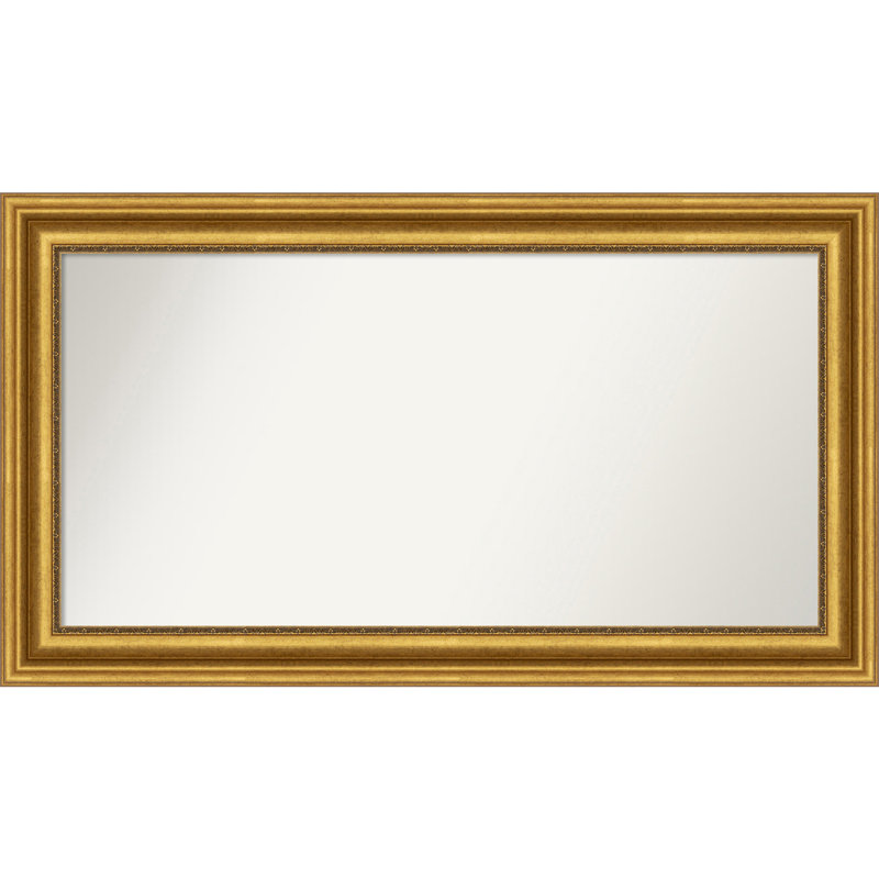 Miroir de salle de bain Jashawna, 25,75 po x 45,75 po, Doré