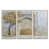 Toile naturelle avec cadre flottant