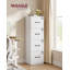 File Cabinet, Filing Cabinet For Home Office, Printer Stand, With 4 Lockable Drawers, Adjustable Hanging Rails, For A4 And Letter-Size Files-116492903