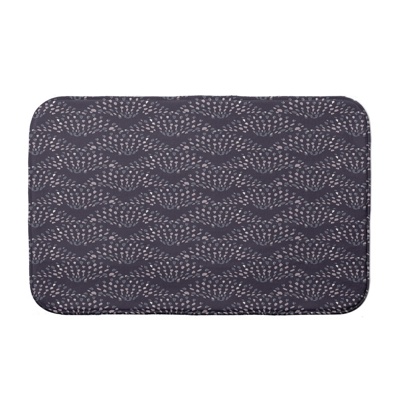 Tapis de bain Glenwood, l 17 po x L 24 po, Mauve