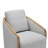 Nieve 29.5'' Wide Upholstered Swivel Barrel Chair-114235526