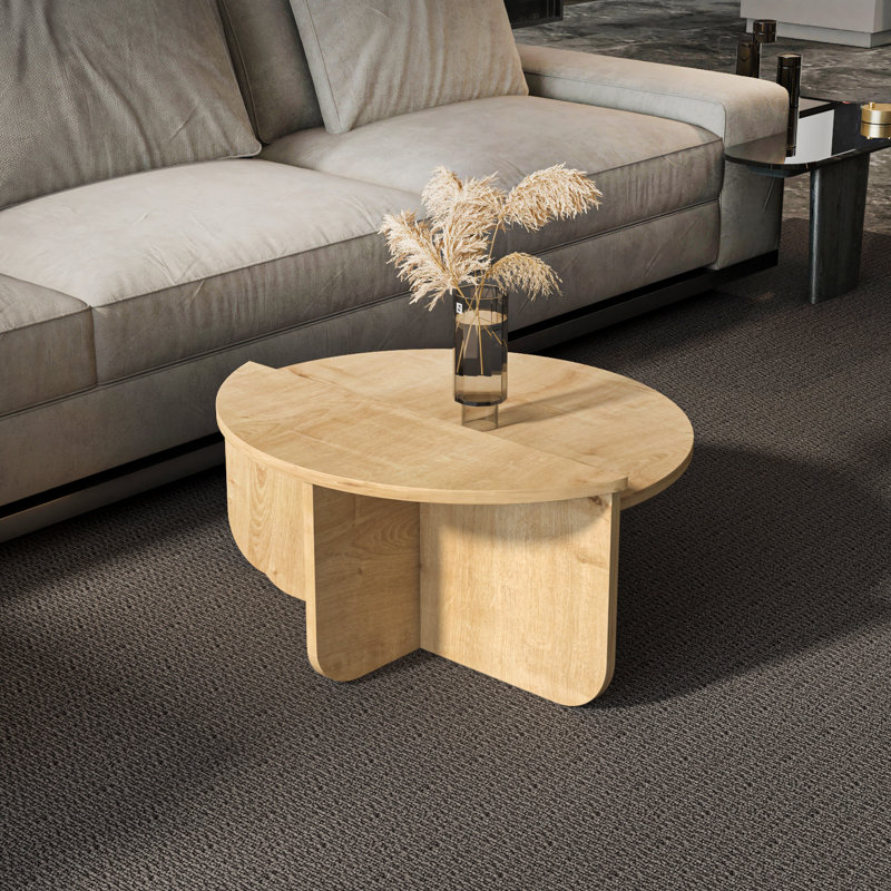 Alves 68cm W Coffee Table, Natural Wood
