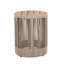 Table d'appoint d'extérieur en corde de rotin et bois d'acacia-790936830
