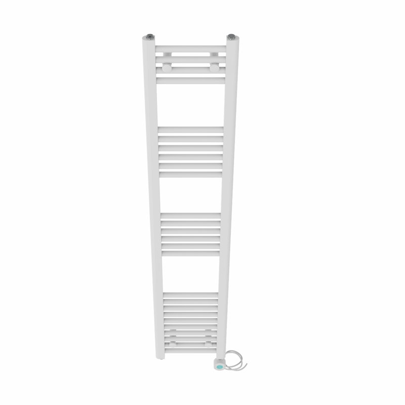 Ariany Straight Towel Rail Heated Towel Rails, 160cm H x 30cm W x 3cm D, White