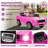 12v Licensed Shelby Electric Car For Kids, Ride On Toy With Remote Control, Bluetooth Music, Adjustable 3 Speed, Multiple Panel, Led Lights, Shock Absorbers, Safety Belt-118612836