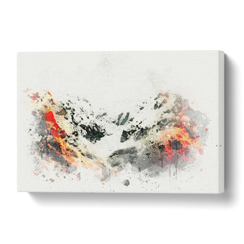 Alpenglow Upon the Mountains - Wrapped Canvas, 50.8 cm H x 35.6 cm W