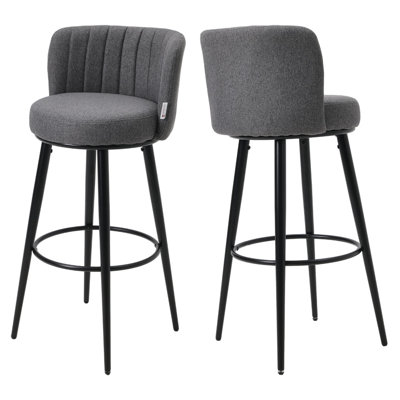 Galenna Upholstered Counter Stool with Metal Frame