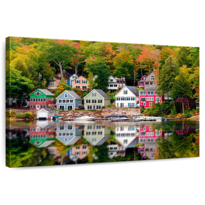 Maisons en bois du lac Winnipesaukee