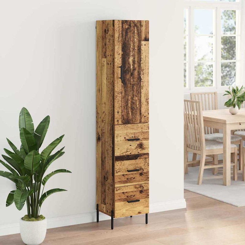 34.5cm Sideboard, Old Wood