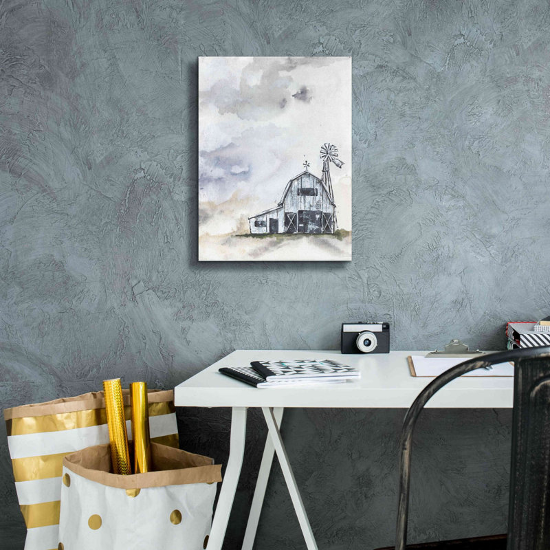 'Haven Mini Barn' by Julie Norkus, Giclee Canvas Wall Art, 16" H x 12" W x 0.75" D